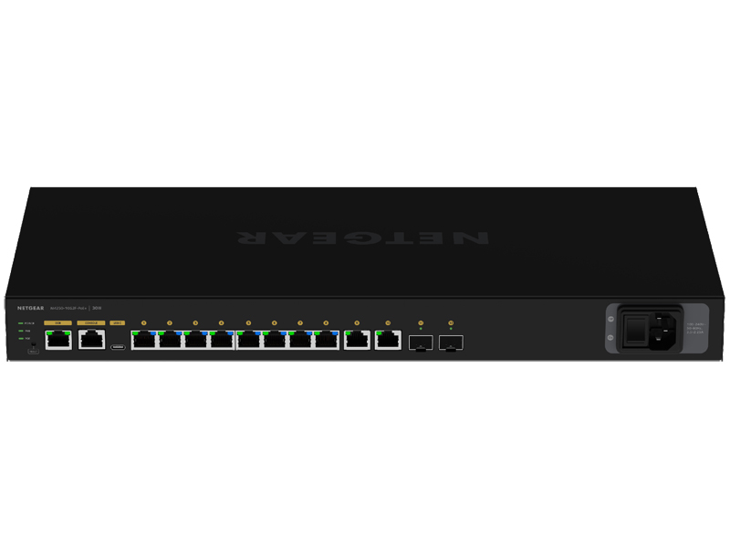 PoE+対応(125W) 1Gポート×10 SFPスロット×2 フルマネージスイッチ
