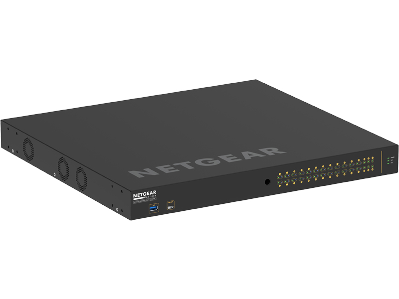 ProAV向けPoE+対応 (480W) 1Gポート×26 SFP+スロット×4 フルマネージスイッチ