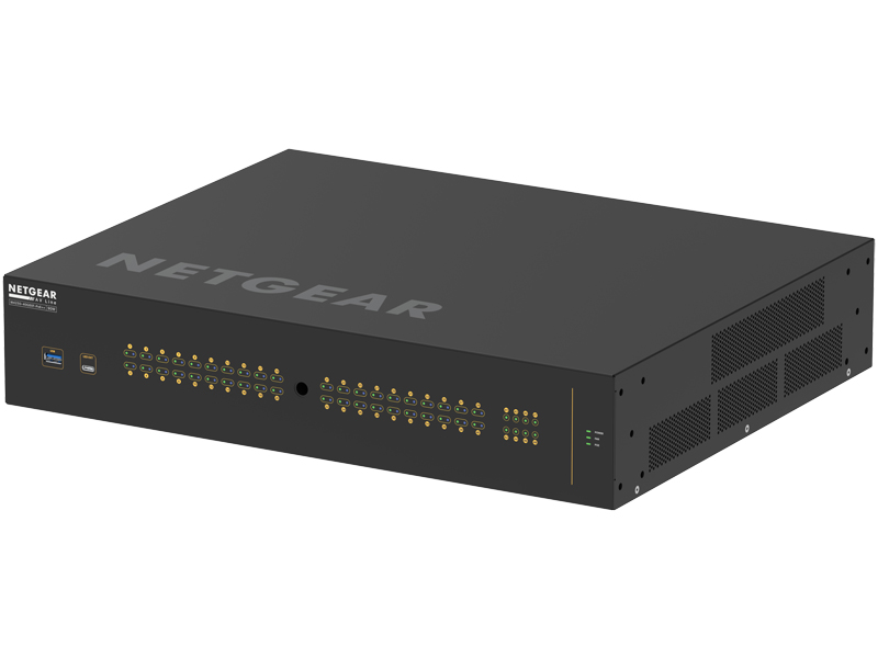 ProAV向けUltra90 PoE++対応(2880W) 1Gポート×40 SFP+スロット×8 フルマネージスイッチ