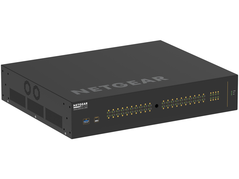 ProAV向けUltra90 PoE++対応(2880W) 1Gポート×40 SFP+スロット×8 フルマネージスイッチ