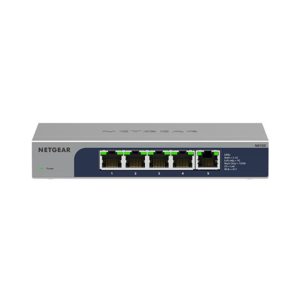 1G/2.5Gマルチギガ5ポートアンマネージスイッチ