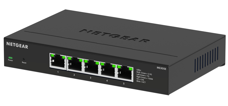MS305E マルチギガ(2.5G)5ポート アンマネージ・プラススイッチ