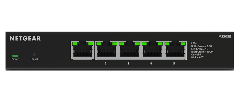 MS305E マルチギガ(2.5G)5ポート アンマネージ・プラススイッチ