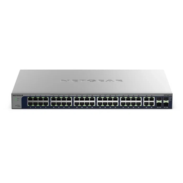 XS748TM 10G/マルチギガ 44ポート 10G SFP+スロット×4 スマートクラウドスイッチ