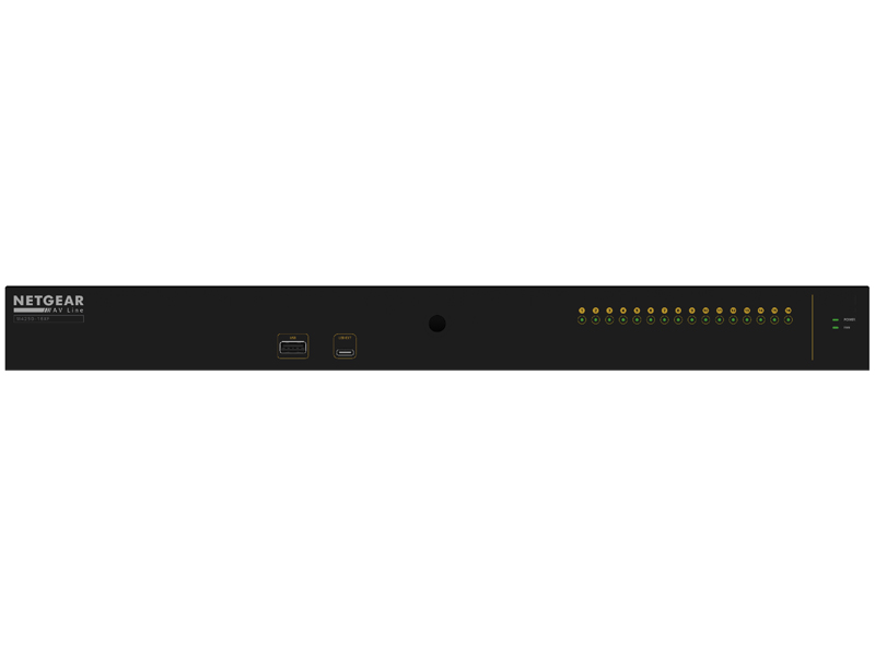 SFP+スロット×16 フルマネージスイッチ