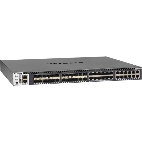 M4300-24X24F 10GBASE-T 24ポート + 10G SFP+ 24スロット Layer3マネージスイッチ（スタッカブル） 【ライフタイムハードウェア保証】