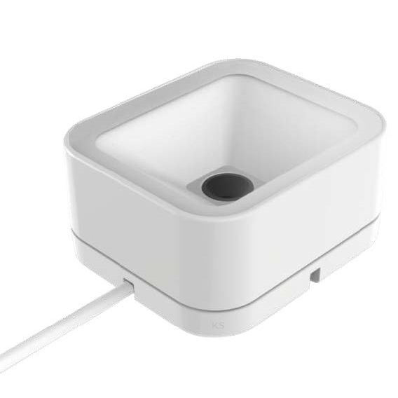 2次元＆1次元バーコードスキャナ 堅牢型/卓上バーコードリーダー USBインターフェース/標準レンジ/ホワイト/スマートフォン決済・液晶画面読取対応