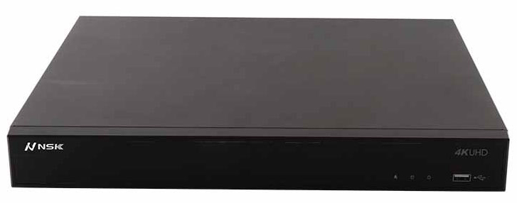 ネットワークビデオレコーダー（16CH/POE/H.265/HDD4TB×1/4K出力/8MP録画/ONVIF/AI機能/最大HDD20TB対応）