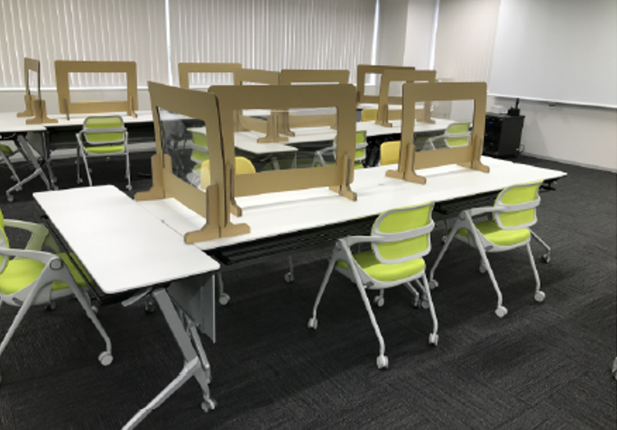 段ボールパーテーション(卓上型50枚セット)