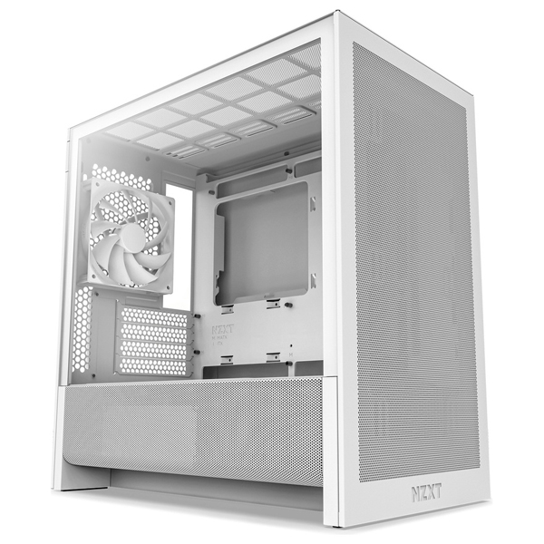 ミドルタワー型PCケース H3 Flow - White