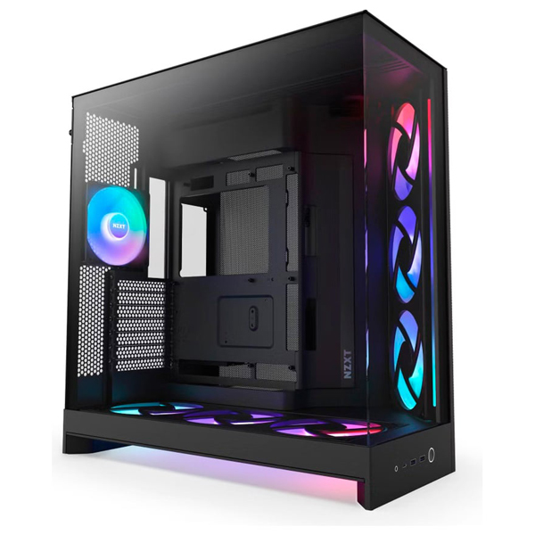 ミドルタワー型PCケース H9 Flow RGB+ (2025) - Black