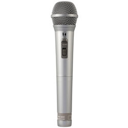 ワイヤレスマイク ハンド型 （シルバー）