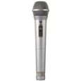 ワイヤレスマイク ハンド型 (シルバー)
