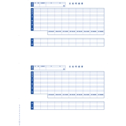 単票封筒用支給明細書（内訳項目付）(6235)