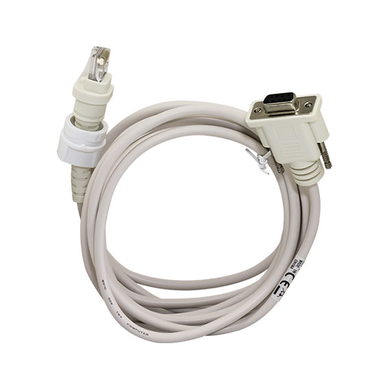 L-46X/L-46R-V-WHT用 RS232C/D-sub9番ピン5V電源供給タイプ 2mケーブル（白）