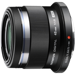 マイクロフォーサーズ用 M.ZUIKO DIGITAL 45mm F1.8 （ブラック）