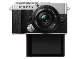 ミラーレス一眼 OLYMPUS PEN E-P7 14-42mm EZ レンズキット （シルバー）