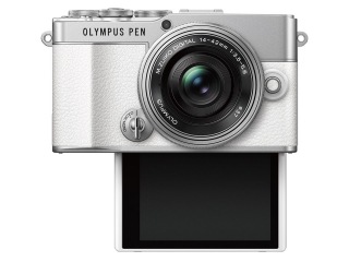 ミラーレス一眼 OLYMPUS PEN E-P7 14-42mm EZ レンズキット （ホワイト）
