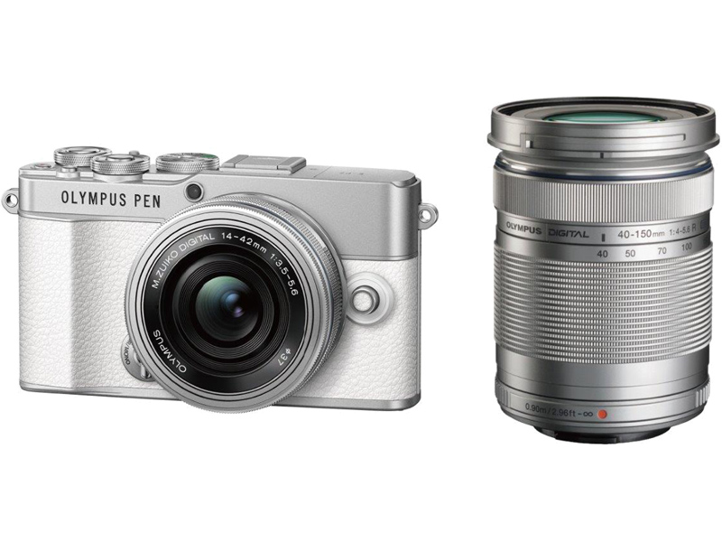 ミラーレス一眼カメラ PEN E-P7 EZダブルズームキット （ホワイト）