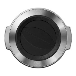 自動開閉式レンズキャップ （シルバー）