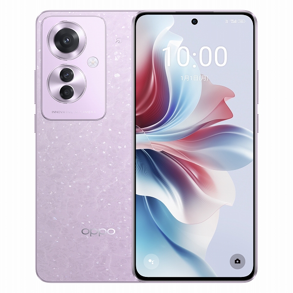 OPPO Reno11 A コーラルパープル (CPU：MediaTek Dimensity 7050 / メモリ8GB / ストレージ128GB / Android 14 / 6.7型 / SIMフリー / 防水防塵：IP65)