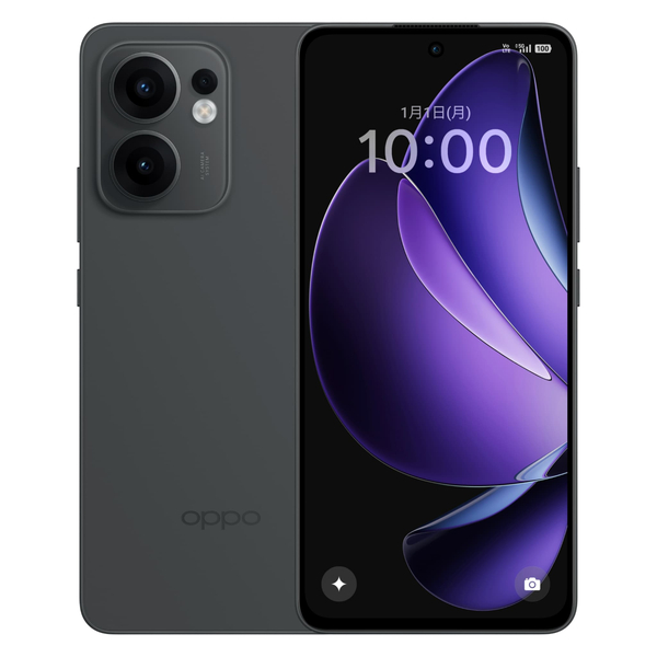 OPPO Reno13 A チャコールグレー (CPU：Qualcomm Snapdragon 6 Gen 1/メモリ8GB/ストレージ128GB/6.7型/防水防塵IP68.69/NFC:Felica対応/eSIM対応)