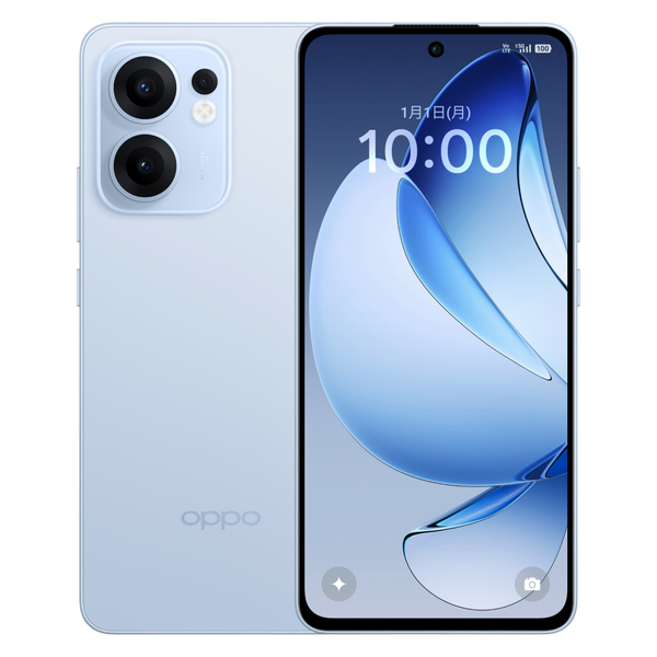 OPPO Reno13 A アイスブルー (CPU：Qualcomm Snapdragon 6 Gen 1/メモリ8GB/ストレージ128GB/6.7型/防水防塵IP68.69/NFC:Felica対応/eSIM対応)