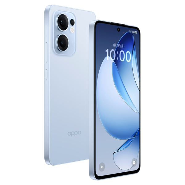 OPPO Reno13 A アイスブルー (CPU：Qualcomm Snapdragon 6 Gen 1/メモリ8GB/ストレージ128GB/6.7型/防水防塵IP68.69/NFC:Felica対応/eSIM対応)