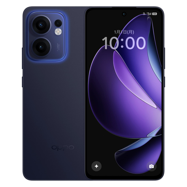 OPPO Reno13 A ルミナスネイビー (CPU：Qualcomm Snapdragon 6 Gen 1/メモリ8GB/ストレージ128GB/6.7型/防水防塵IP68.69/NFC:Felica対応/eSIM対応)