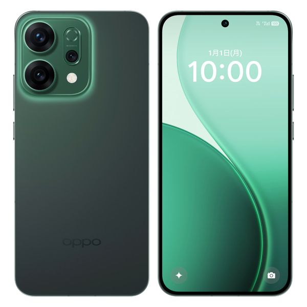 OPPO Reno14 5G ルミナスグリーン (CPU：MediaTek Dimensity 8350/メモリ12GB/ストレージ256GB/6.6型/防水防塵IP68.69/NFC/eSIM対応)