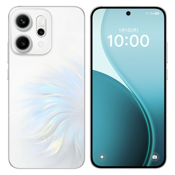 OPPO Reno14 5G オパールホワイト (CPU：MediaTek Dimensity 8350/メモリ12GB/ストレージ256GB/6.6型/防水防塵IP68.69/NFC/eSIM対応)