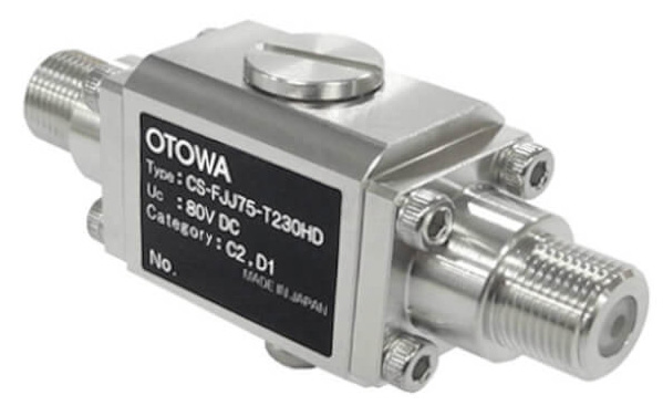 4K・8K対応TV同軸ケーブル用SPD/ジャック-ジャック