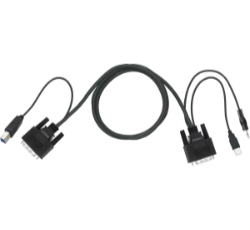 X117-1201D用DVI USB対応 KVMケーブル