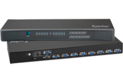 USBハブ付8ポートKVMスイッチ