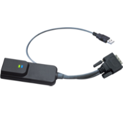 DVI USBドングル Cat6/Cat5e KVMスイッチ用