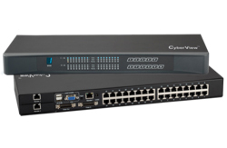 1U Cat6 4ユーザーマトリックス KVM32ポートスイッチ