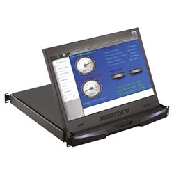 1U 17インチ フルHD LCDモニタードロアー