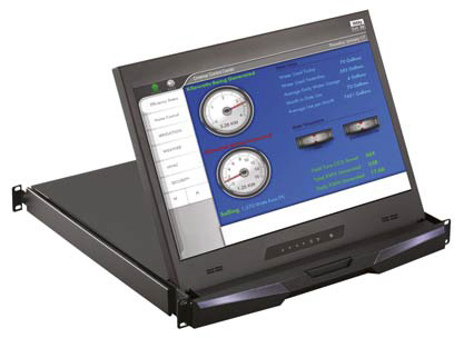 1U 17インチ フルHD LCDモニタードロアー