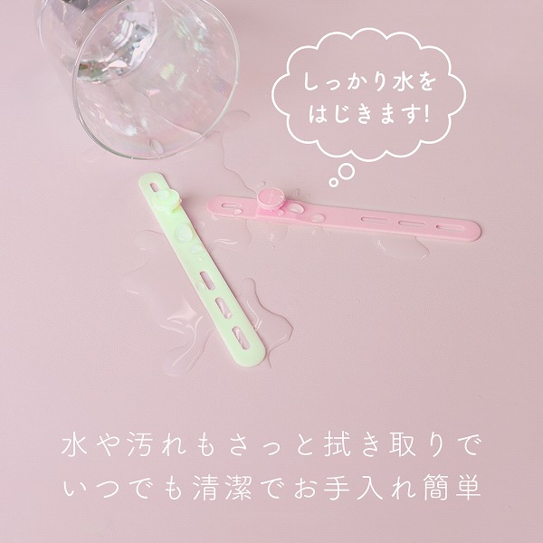 MOTTERU ソフトタッチ ケーブルバンド sofumo シリコン 北欧 6本入り （コットンキャンディカラー） 製品サイズ約13(W)×10(D)×120(H)mm