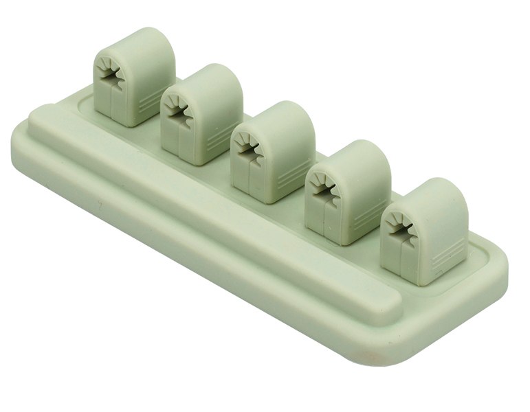 MOTTERU sofumo マグネットケーブルクリップ シリコン ケーブル収納 全7色 ピスタチオ 製品サイズ約90(W)×36(D)×20(H)mm