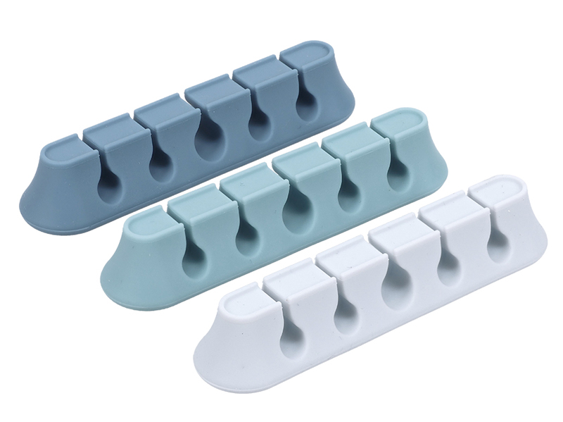 MOTTERU sofumo マグネットケーブルクリップ シリコン ケーブル収納 全5色 アクアカラー 製品サイズ約19(W)×17(D)×89(H)mm