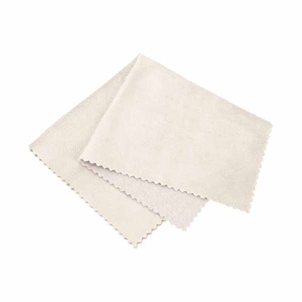 MOTTERU クリーニングクロス ひと拭きで指紋汚れをするんっ 幅広い用途に 全1色 超極細繊維BelimaX使用 Mサイズ 1枚 アーモンドミルク 製品サイズ約200(W)×1(D)×200(H)mm