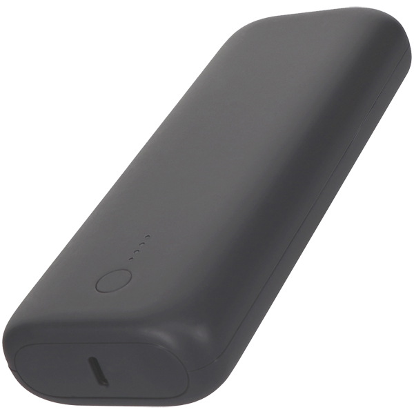 MOTTERU モバイルバッテリー 大容量20000mAh 2年保証（MOT-MB20001） スモーキーブラック 製品サイズ約58(W)×25(D)×150(H)mm