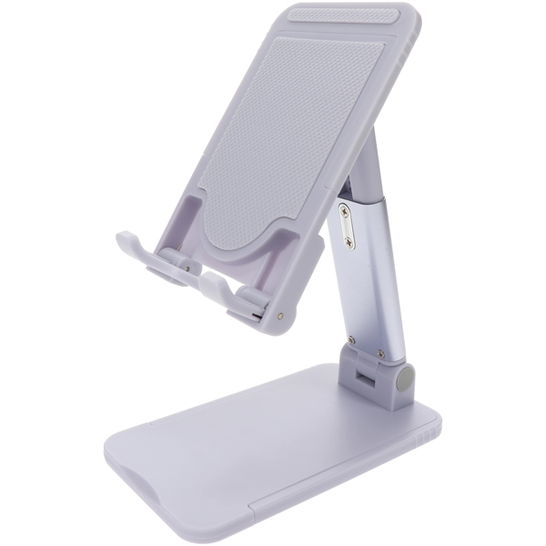MOTTERU タブレット13インチまでサイズに合わせて調節可能 スライド可動式スタンド コンパクトに折りたためる 1年保証 ペールアイリス 製品サイズ約67(W)×115(D)×26(H)mm