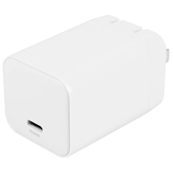 AC充電器/USB充電器/PD65W/窒化ガリウム/1ポート/Type-Cポート/ノートパソコン、タブレット、iPhone、iPod、モバイルバッテリー、スマートフォン/ホワイト