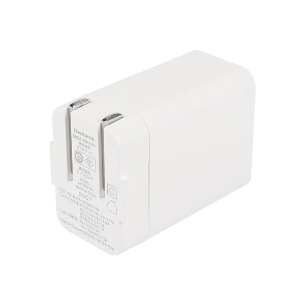 AC充電器/USB充電器/PD35W/2ポート/スマホ充電/PD対応iPad、iPhone、iPod、スマートフォン、タブレットPC、Wi-Fiルーター、加熱式たばこ等/ホワイト