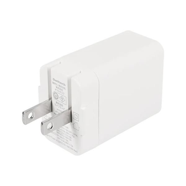 AC充電器/USB充電器/PD35W/2ポート/スマホ充電/PD対応iPad、iPhone、iPod、スマートフォン、タブレットPC、Wi-Fiルーター、加熱式たばこ等/ホワイト