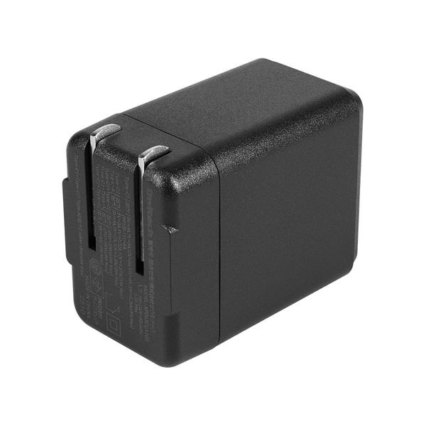 AC充電器/USB充電器/PD65W/窒化ガリウム/3ポート/Type-Cポート/Type-Aポート/ノートパソコン、タブレット、iPhone、iPod、モバイルバッテリー、スマートフォン/ブラック