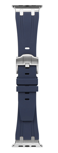 Apple Watch用バンド/アップルウォッチバンド/44mm/45mm/46mm/49mm/タクティカルシリコンラバー/TACTIX/ネイビー