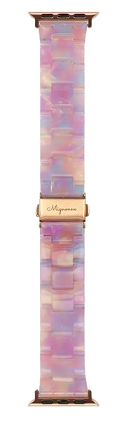 Apple Watch用バンド/アップルウォッチバンド/40mm/41mm/42mm/キャンディレジン/Mignonne/オーロラクリスタル